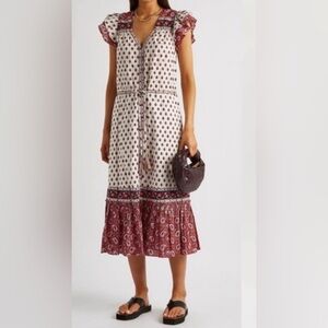 VERONICA BEARD Tinzia Patchwork Dress Sz XS